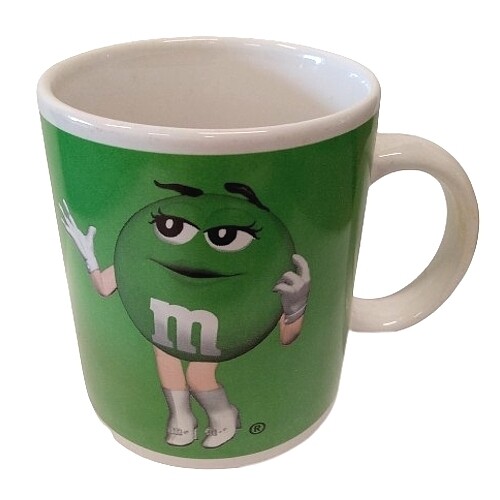M&amp;M GREEN Ceramic Mug