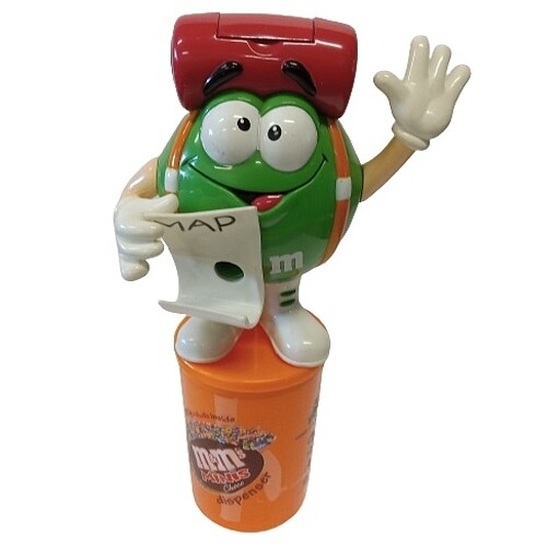 M&amp;M Green Minis Dispenser - Adventurer
