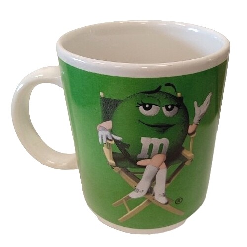 M&amp;M GREEN Ceramic Mug