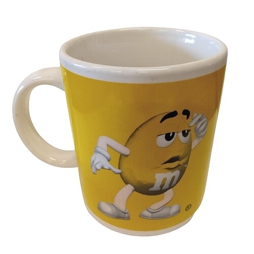 M&amp;M YELLOW Ceramic Mug