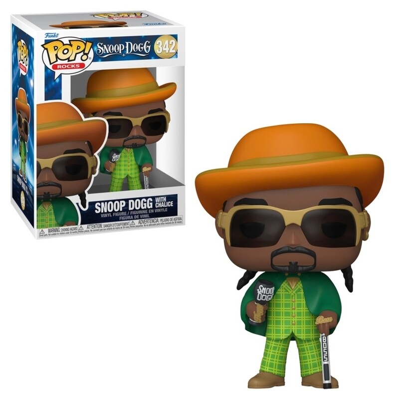 Snoop Dogg with Chalice 3 3/4&quot;H POP! Vinyl Figure #342