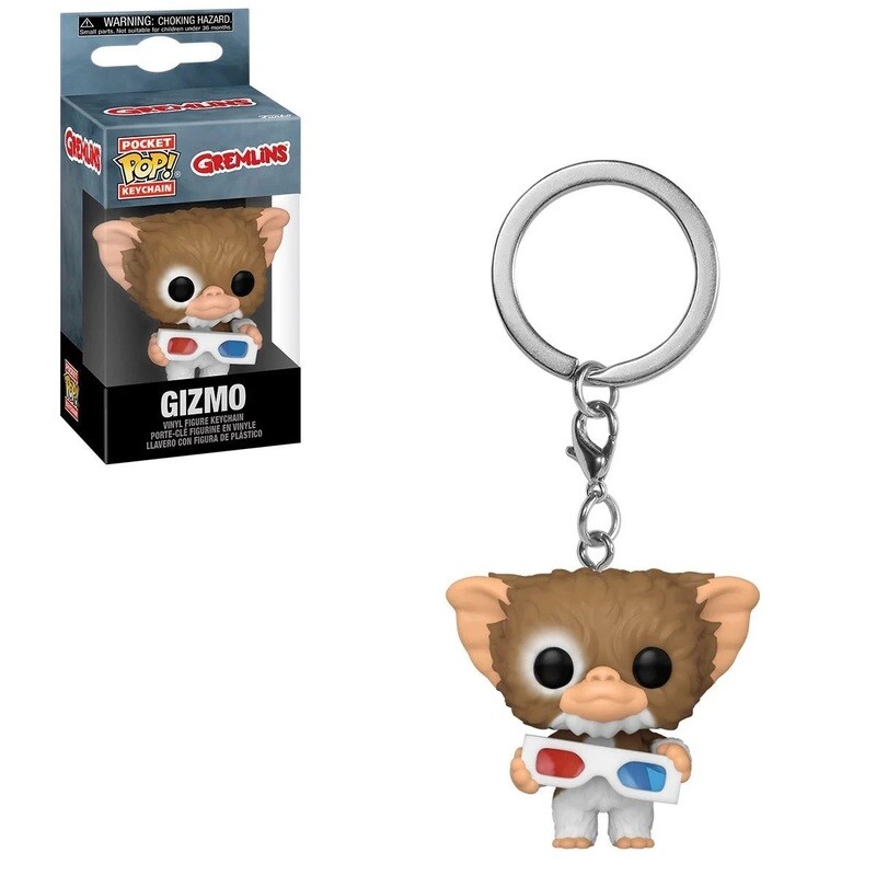 Gremlins Gizmo with 3-D Glasses Pocket POP! Keychain