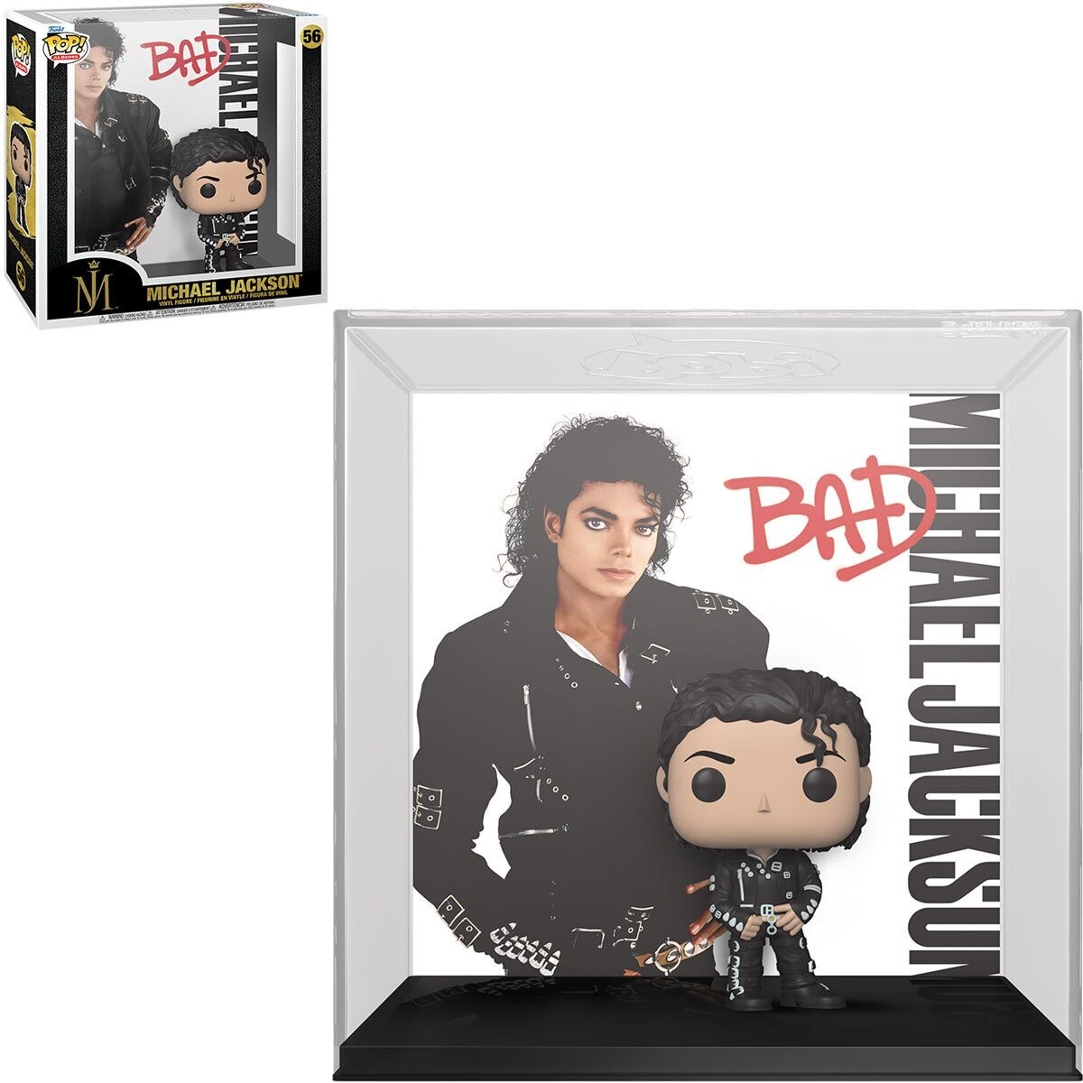 Michael Jackson &quot;BAD&quot; POP! Albums #56 Vinyl Figure