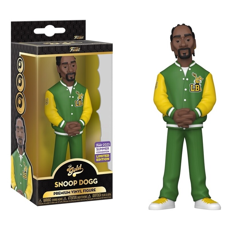 Snoop Dogg 5"H POP! GOLD Vinyl Figure - 2023 Summer SDCC Exclusive