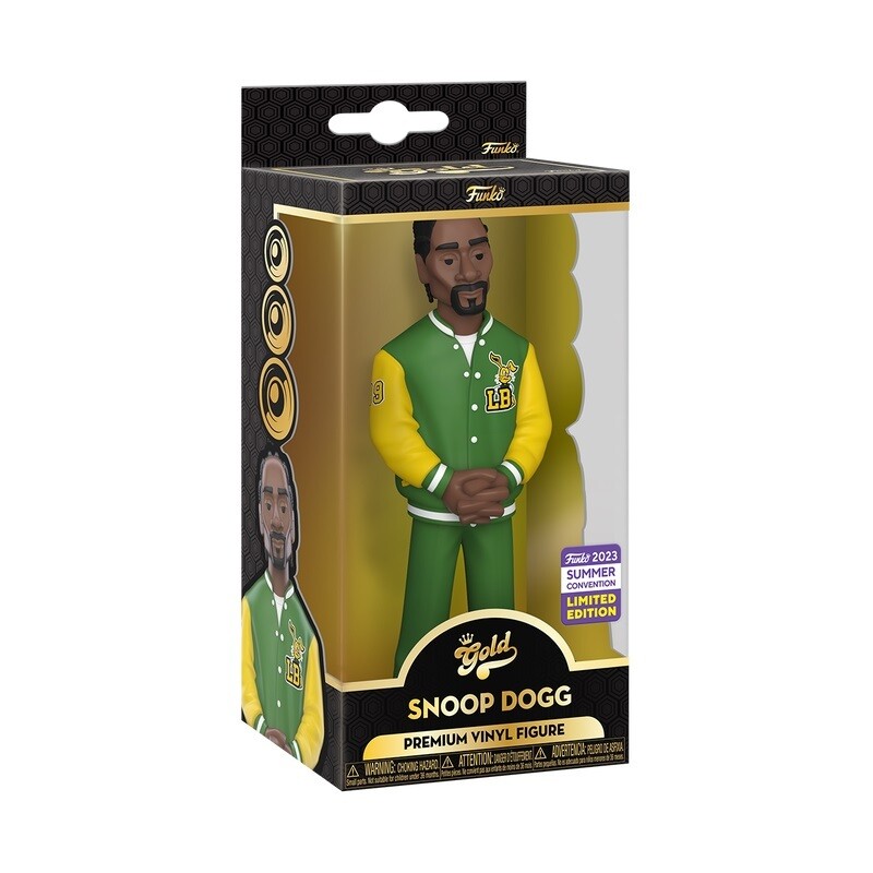 Snoop Dogg 5"H POP! GOLD Vinyl Figure - 2023 Summer SDCC Exclusive
