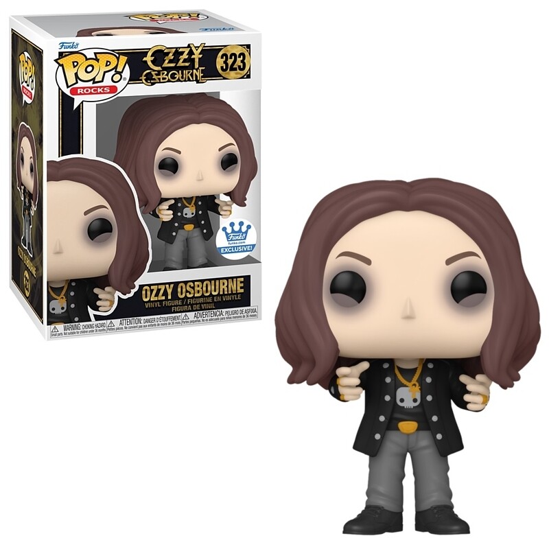 Ozzy Osbourne 3 3/4&quot;H POP! Rocks Vinyl Figure #323 - Black Suit