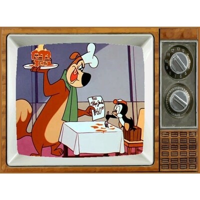Chilly Willy Metal TV Magnet