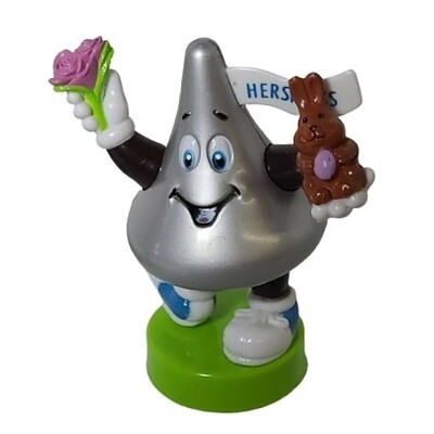 Hershey's Kiss Easter Topper with Chocolate Bunny & Flowers