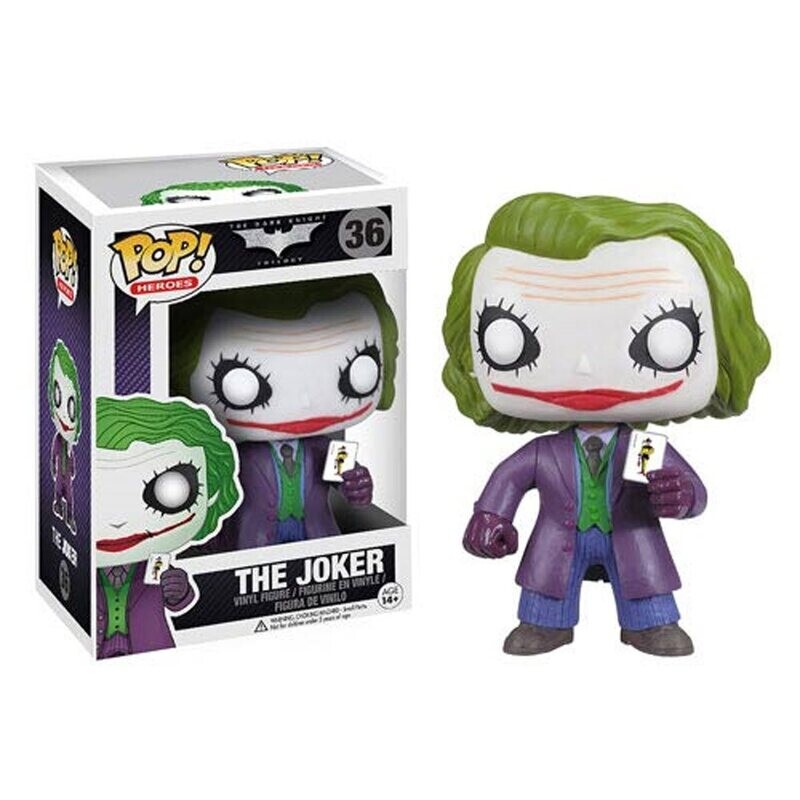 Batman The Dark Knight The Joker 3 3/4&quot;H POP! Movies Vinyl Figure #36