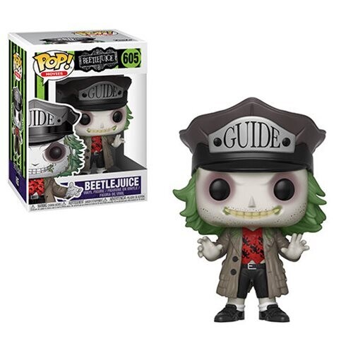 Beetlejuice with Hat 3 3/4&quot;H POP! Movies Vinyl Figure #605