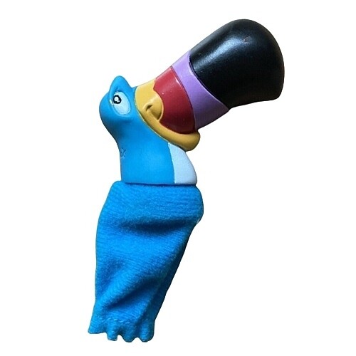 Kellogg&#39;s Toucan Sam Finger Puppet with Vinyl Head