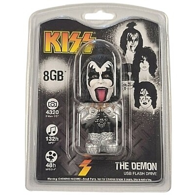 KISS &quot;The Demon&quot; 8 GB USB Flash Drive