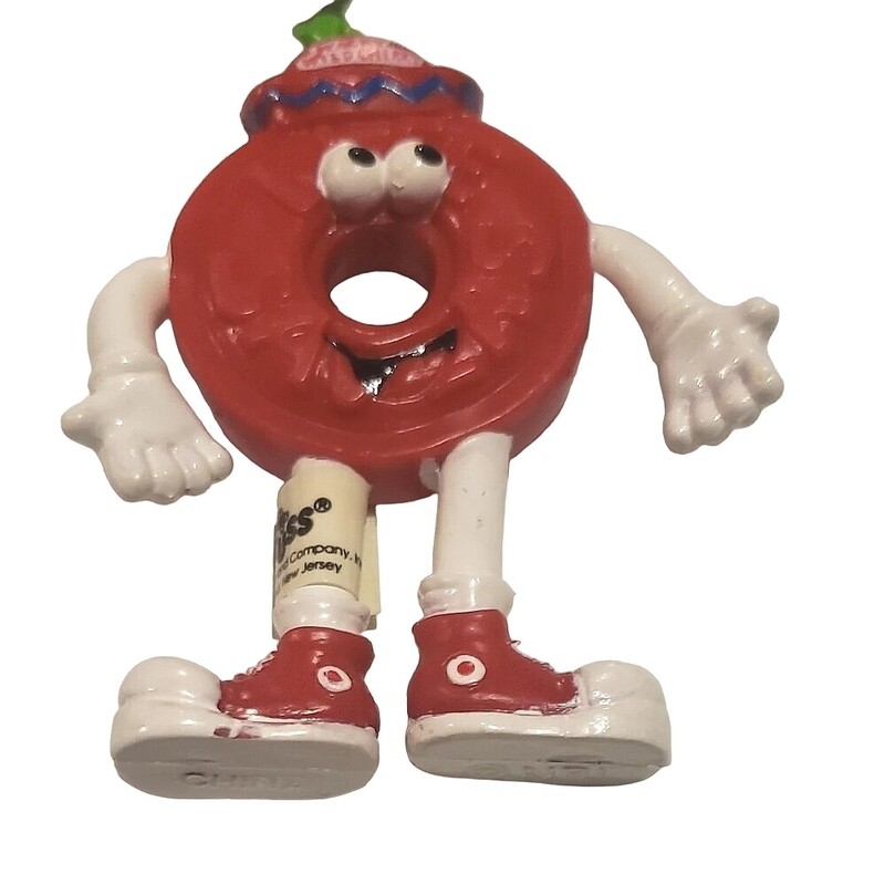 2 3/4&quot;H Wacky Wild Cherry Lifesavers Bendy Figure