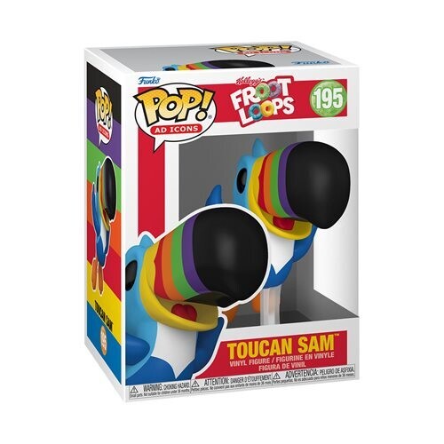 Kellogg's 3 3/4"H Toucan Sam Flying POP! Ad Icons Vinyl Figure #195