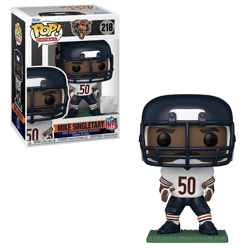 NFL Mike Singletary Chicago Bears 3 3/4&quot;H POP! Football Vinyl Figure #218