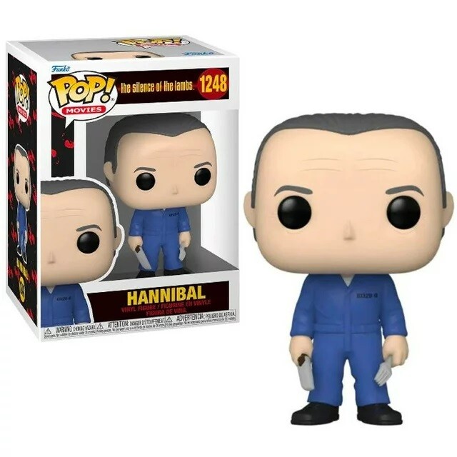 Silence of the Lambs 3 3/4&quot;H Hannibal Lechter Prisoner Uniform POP! Movies Vinyl Figure #1248