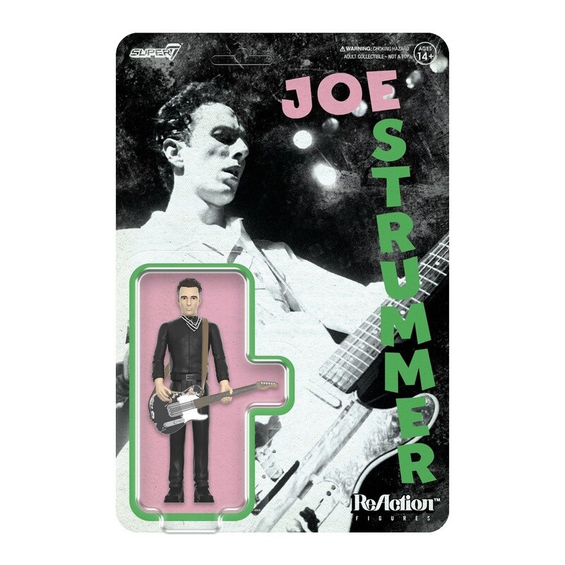 The Clash 3 3/4"H Joe Strummer - London Calling ReAction Figure