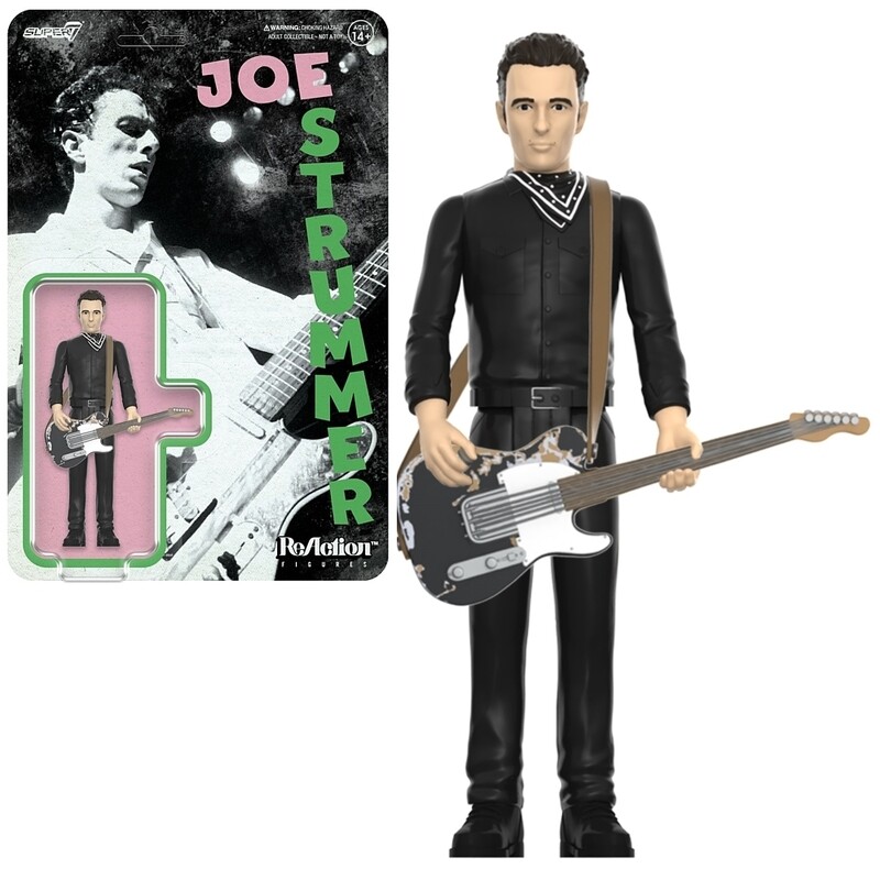 The Clash 3 3/4"H Joe Strummer - London Calling ReAction Figure