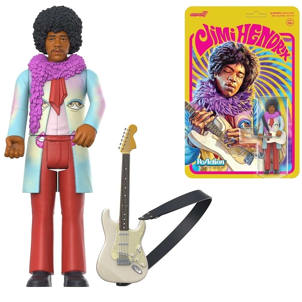 Jimi Hendrix 3 3/4&quot;H Are You Experienced ReAction Figure