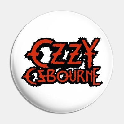 Ozzy Osbourne Classic Logo 2 1/4"D Pinback Button