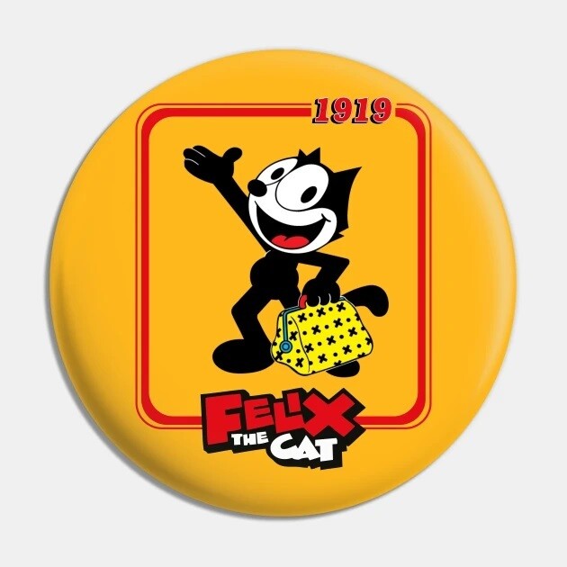 Felix the Cat 1919 2 1/4&quot;D Pinback Button