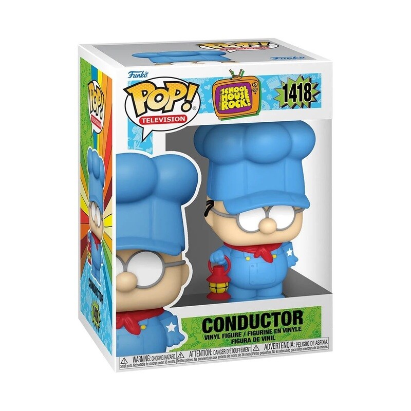 Schoolhouse Rock!  3 3/4"H Conductor POP! Television Vinyl Figure #1418