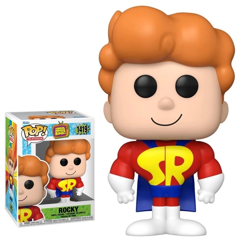 Schoolhouse Rock!  3 3/4&quot;H Rocky POP! Television Vinyl Figure #1419