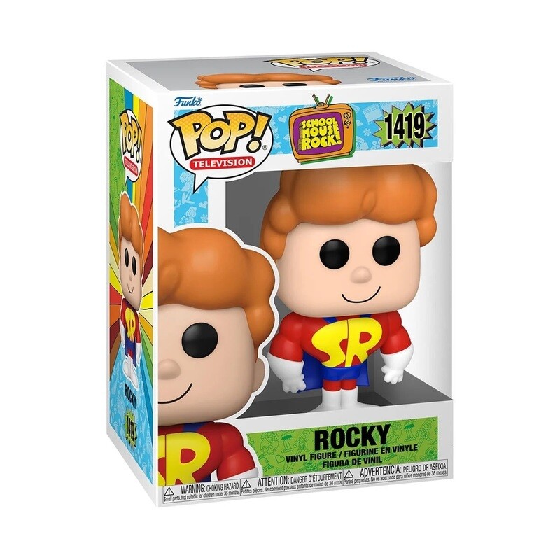 Schoolhouse Rock!  3 3/4"H Rocky POP! Television Vinyl Figure #1419