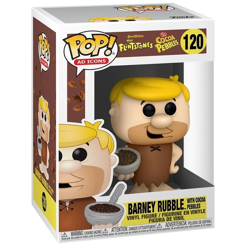 Flintstones Barney Rubble Cocoa Pebbles 3 3/4"H POP! Ad Icons Vinyl Figure #120