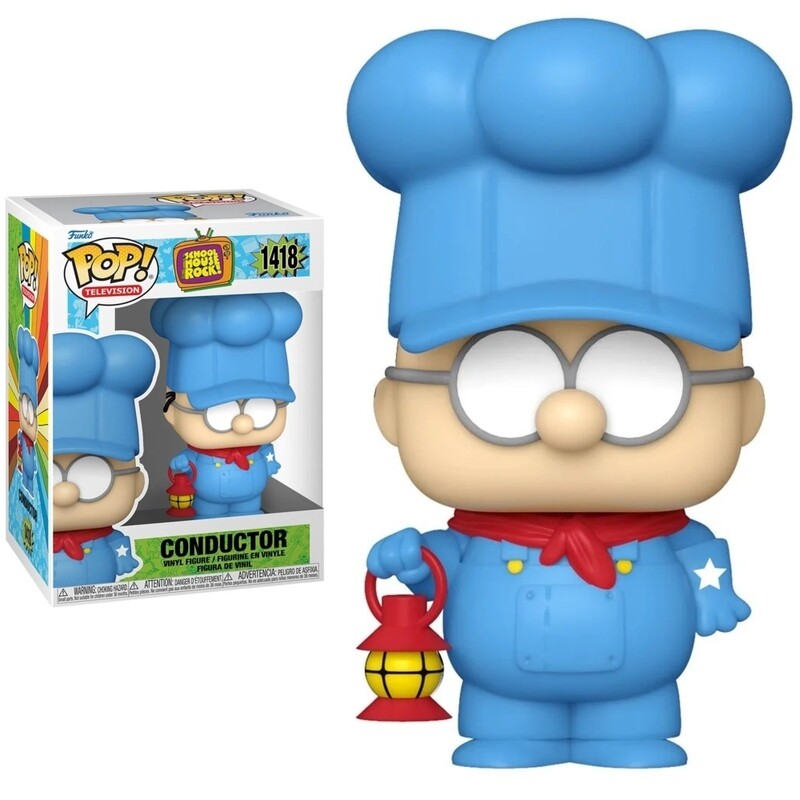 Schoolhouse Rock!  3 3/4&quot;H Conductor POP! Television Vinyl Figure #1418