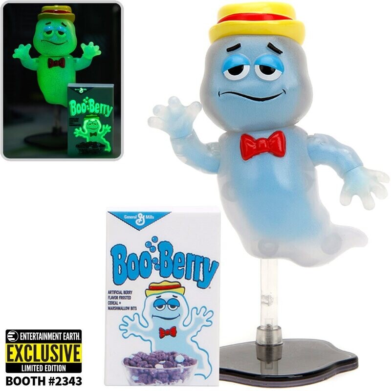 Monster Cereals Boo Berry GLOW IN THE DARK Action Figure