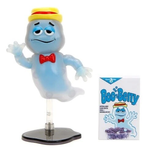 Monster Cereals Boo Berry GLOW IN THE DARK Action Figure