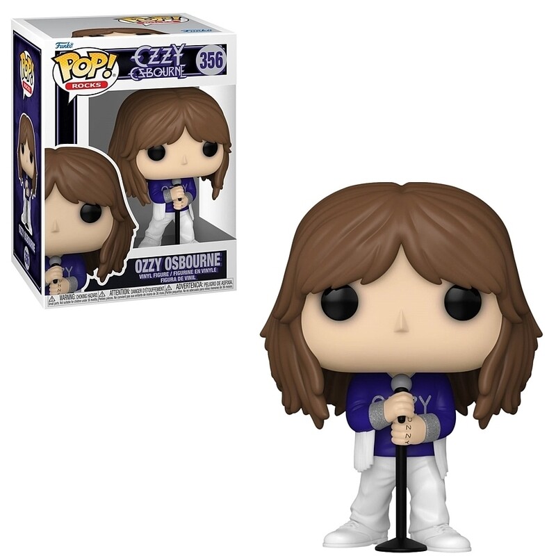 Ozzy Osbourne 3 3/4&quot;H POP! Rocks Vinyl Figure #356 - Glitter Shirt