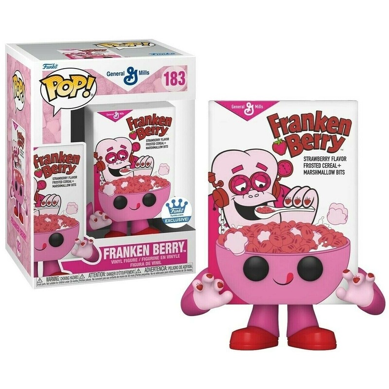 Franken Berry Cereal Box 3 3/4&quot;H POP! Vinyl Figure #183