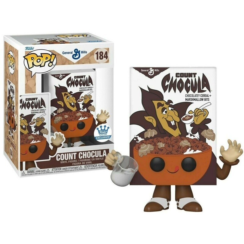 Count Chocula Cereal Box 3 3/4&quot;H POP! Vinyl Figure #184