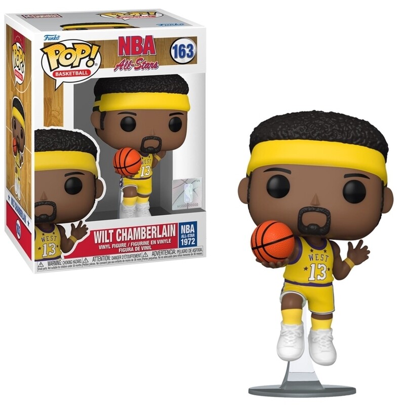 Wilt Chamberlain - NBA All-Stars 1972 3 3/4&quot;H POP! Basketball Vinyl Figure #163