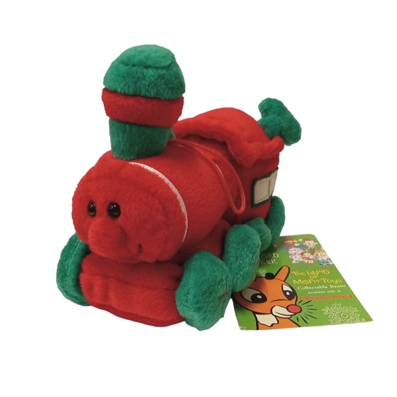 Rudolph The Red-Nosed Reindeer 6&quot;L Misfit Train Beanbag / Ornament