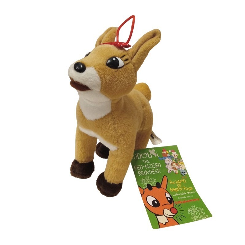 Rudolph The Red-Nosed Reindeer 7&quot;H Clarice Beanbag / Ornament
