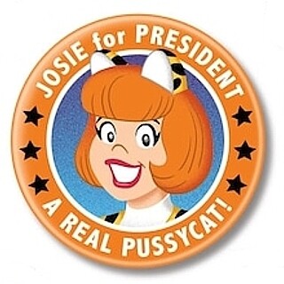 2 1/4&quot;D Josie for President Pinback Button