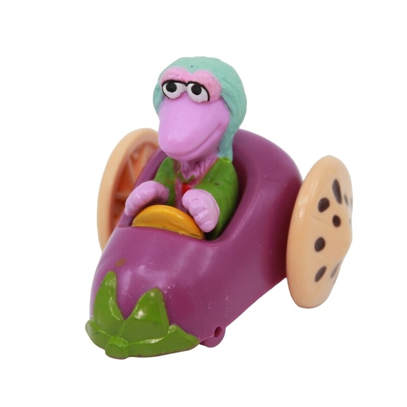 Fraggle Rock Mokey in Eggplant Vehicle McDonald&#39;s Happy Meal Toy - 1988
