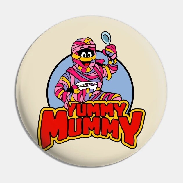 Monster Cereals Yummy Mummy 2 1/4&quot;D Pinback Button