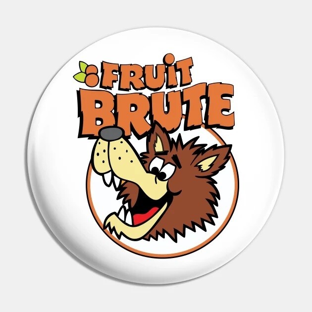 Monster Cereals Fruit Brute 2 1/4"D Pinback Button