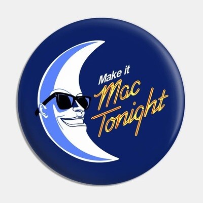McDonald's Mac Tonight 2 1/4"D Pinback Button