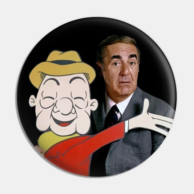 Mr. Magoo with Jim Backus 2 1/4"D Pinback Button
