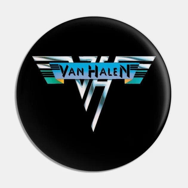 Van Halen Logo 2 1/4&quot;D Pinback Button