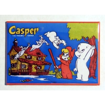 Casper and Wendy Lunchbox Graphic Metal Magnet