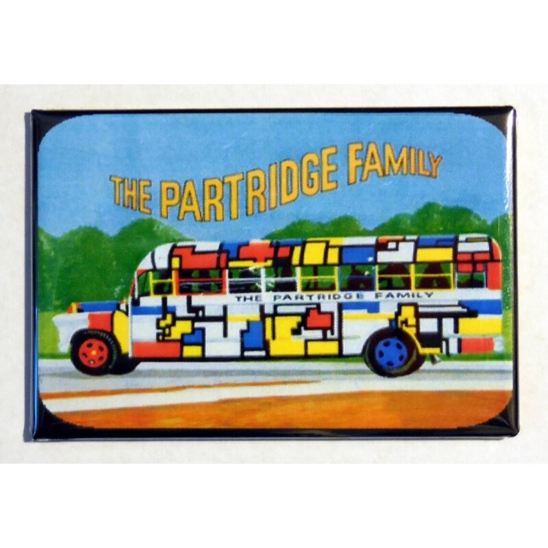 Partridge Family Lunchbox Graphic Metal Magnet