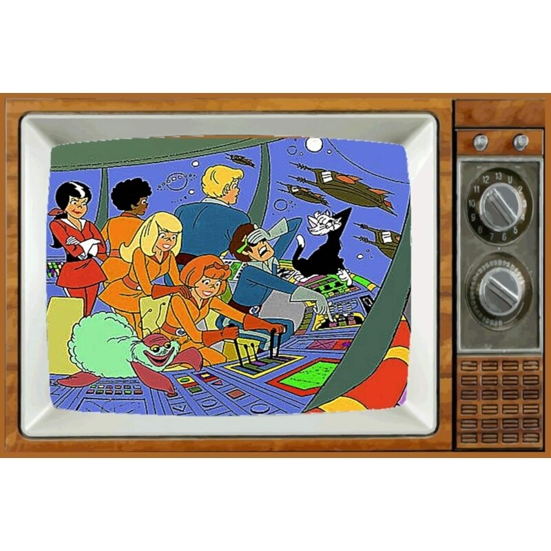 Josie &amp; The Pussycats in Outer Space Metal TV Magnet