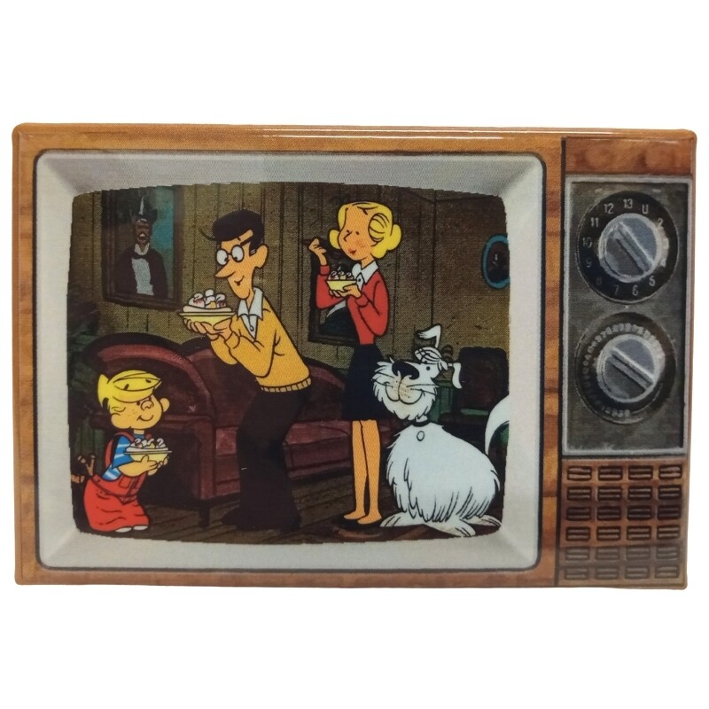 Dennis the Menace Metal TV Magnet