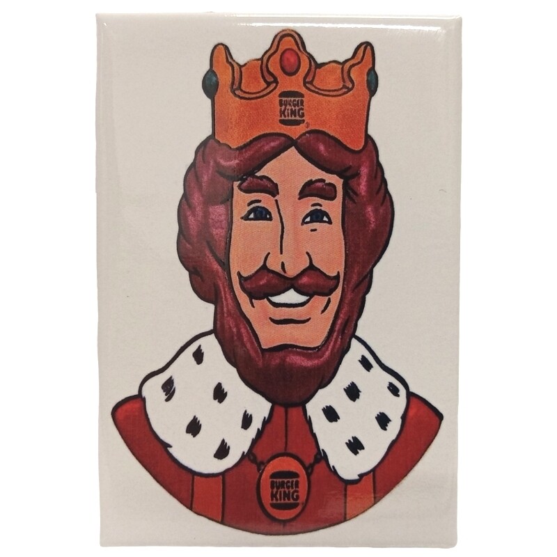 Burger King - The King Metal Magnet